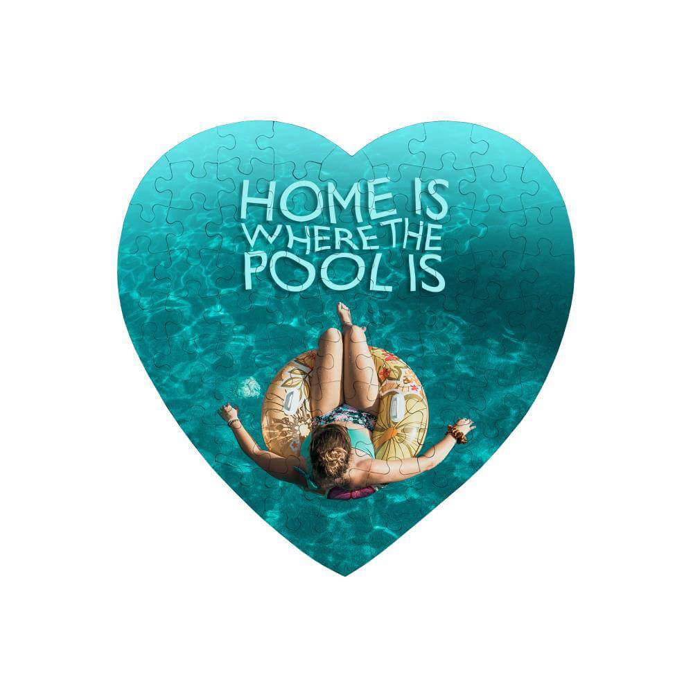 Sublimation Puzzle 19 x 19 cm - Cardboard 75 pcs Heart Shape Printed Sublimation Puzzle 19 x 19 cm - Cardboard 75 pcs Heart Shape Printed