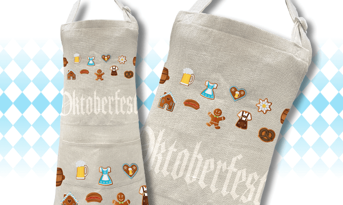 Sublimatie Schorten: Ideaal voor eten en drinken promoties